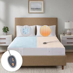 Beauty Rest Cool Touch Heated Mattress Pad Twin Size White